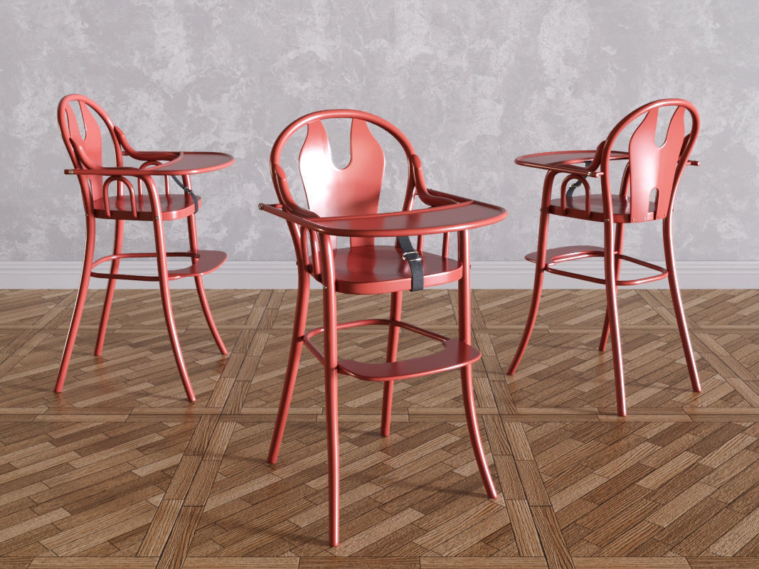 baby chair for feeding Ton Petit 114 3D model_3