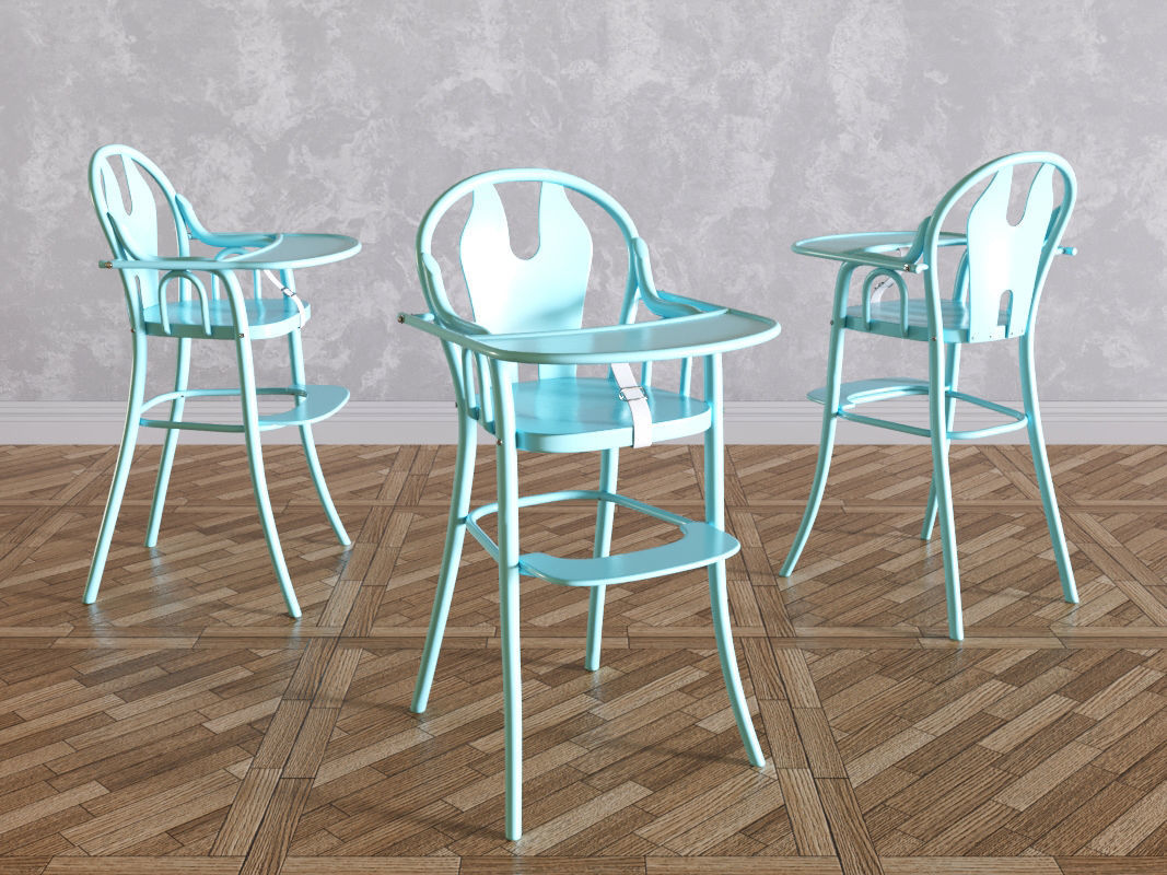 baby chair for feeding Ton Petit 114 3D model_12