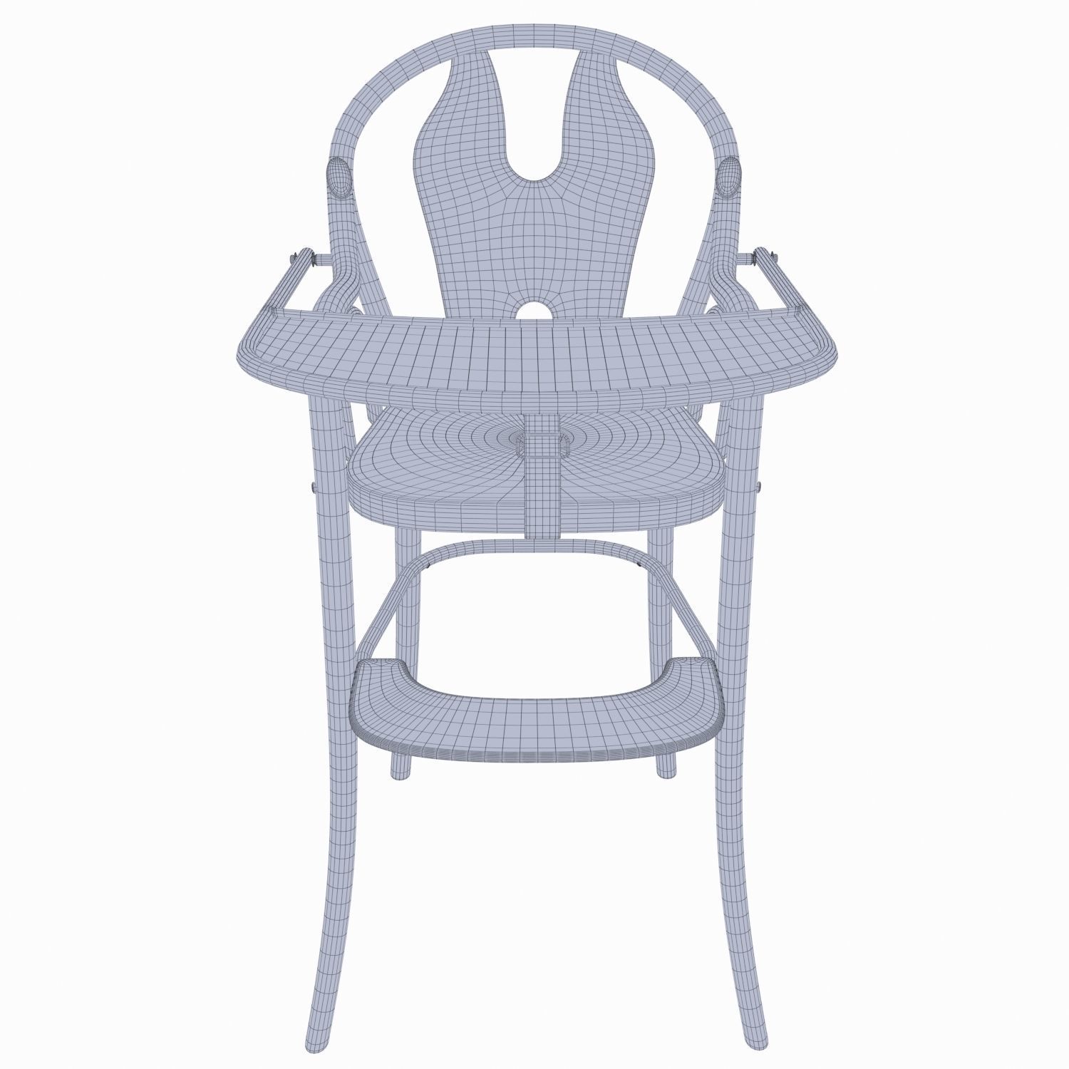 baby chair for feeding Ton Petit 114 3D model_16