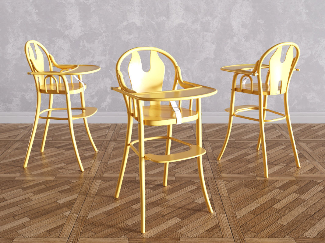 baby chair for feeding Ton Petit 114 3D model_7