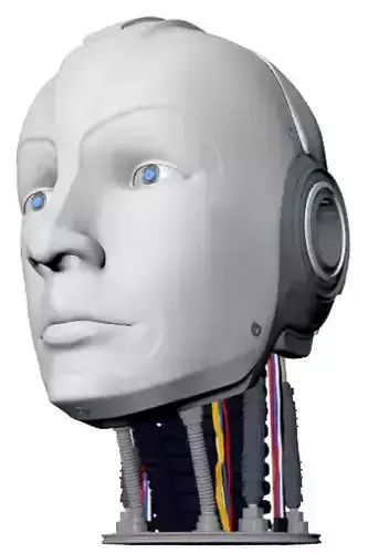 ROBOT HEAD 3D MODEL 3D model