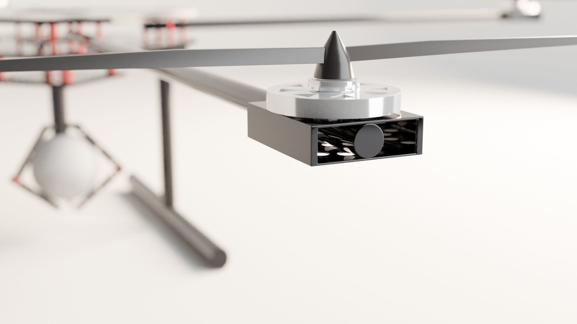 Drone with ball 3D model_2