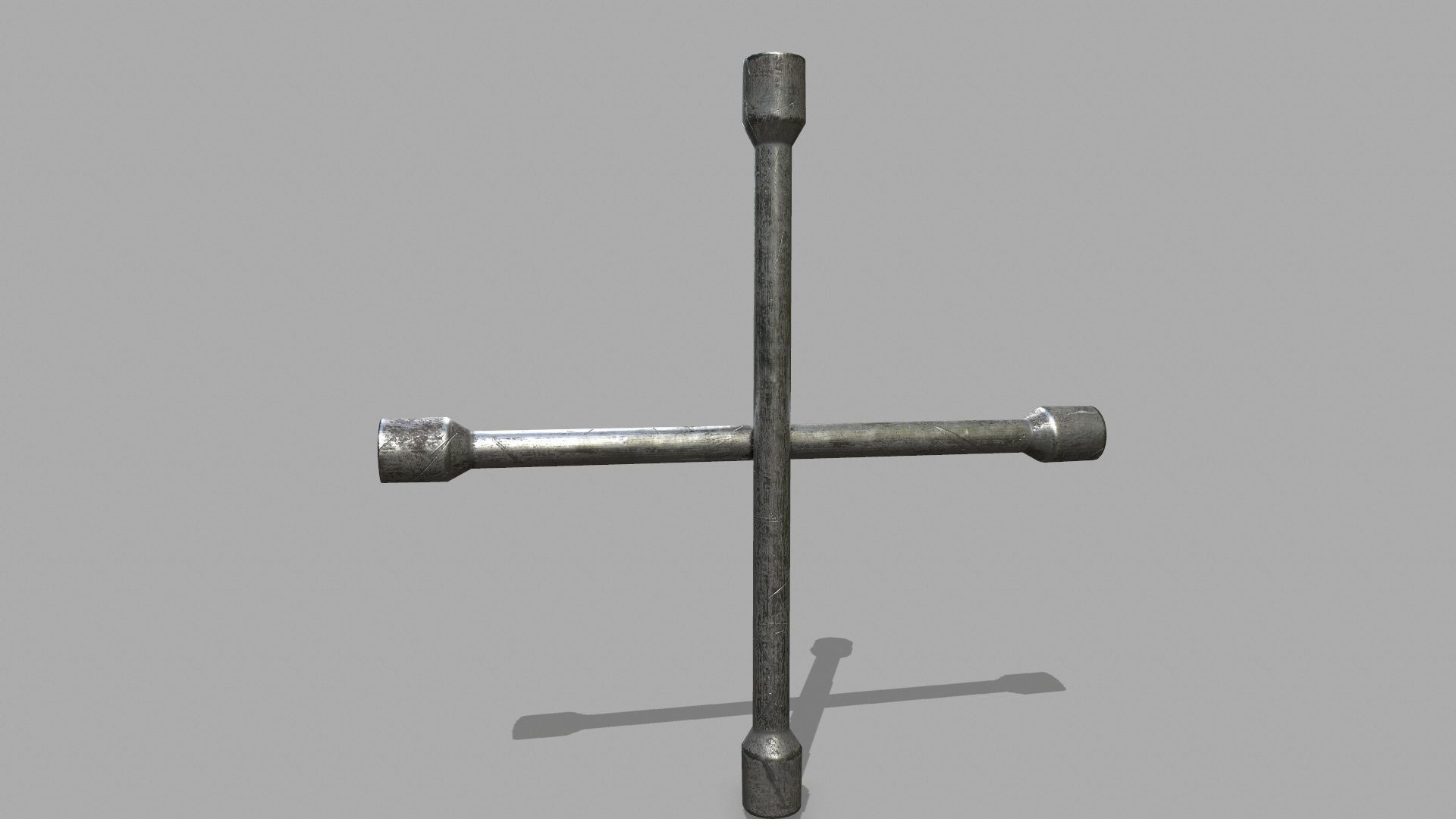   Lug Wrench Low-poly 3D model_6