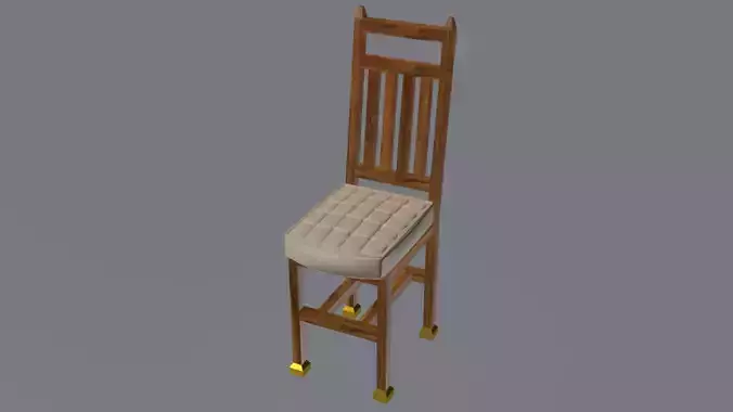 Nordic wooden dining chair