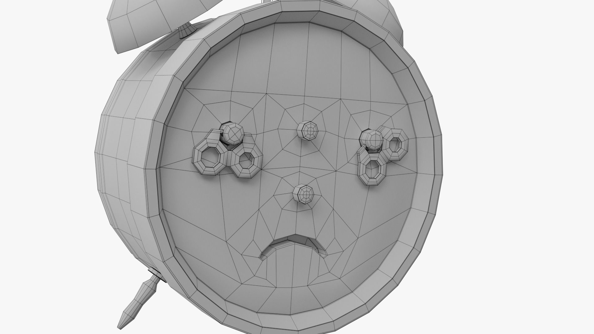 Alarm Clock 3D model_7