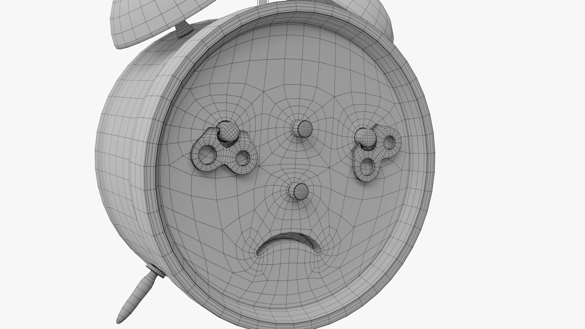 Alarm Clock 3D model_10