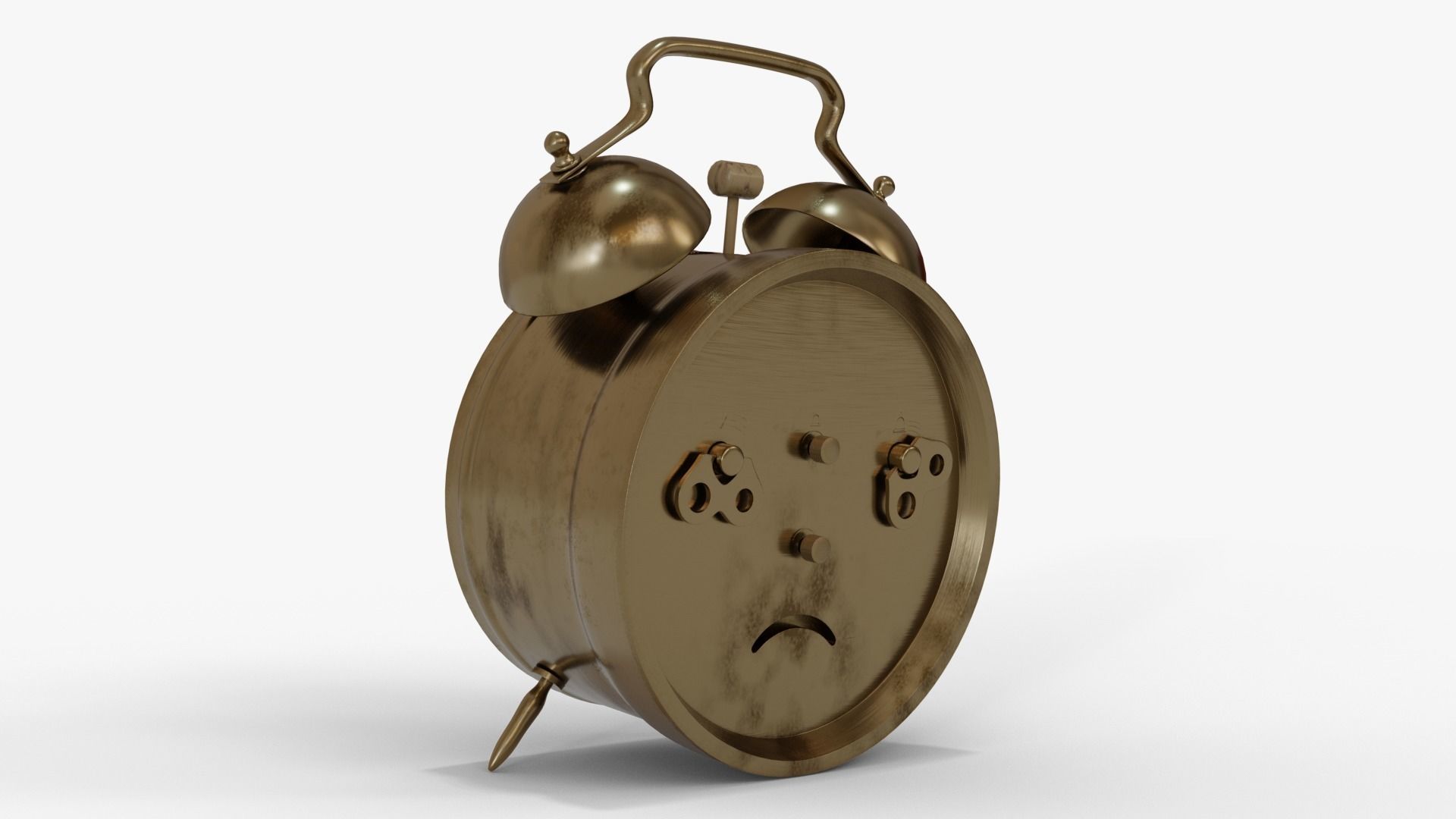 Alarm Clock 3D model_2