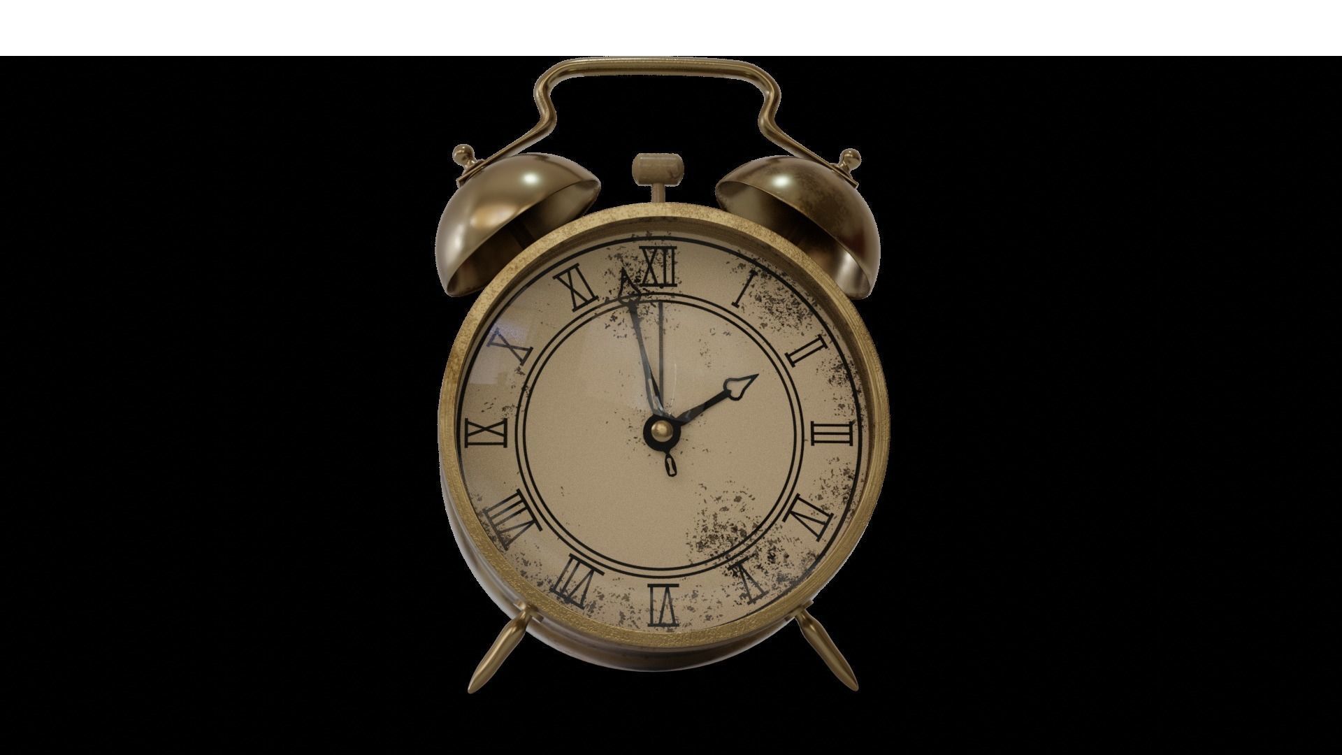 Alarm Clock 3D model_4