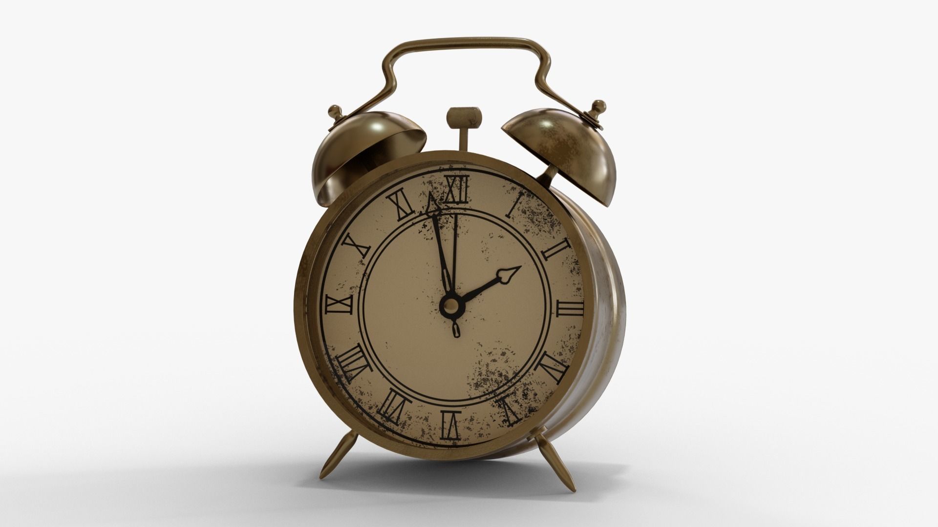Alarm Clock 3D model_1
