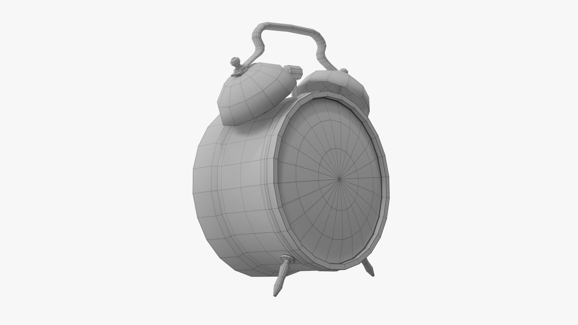 Alarm Clock 3D model_6
