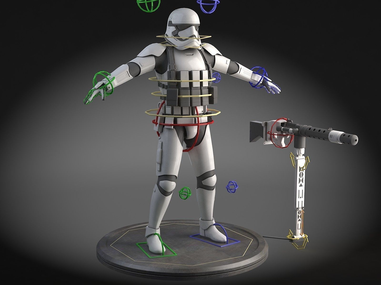 Star Wars First Order Stormtrooper Heavy 3D model_19