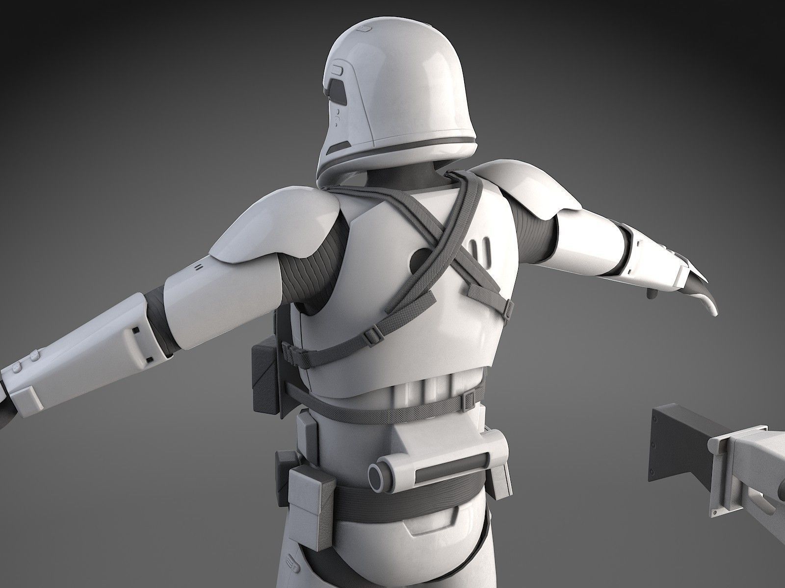 Star Wars First Order Stormtrooper Heavy 3D model_13