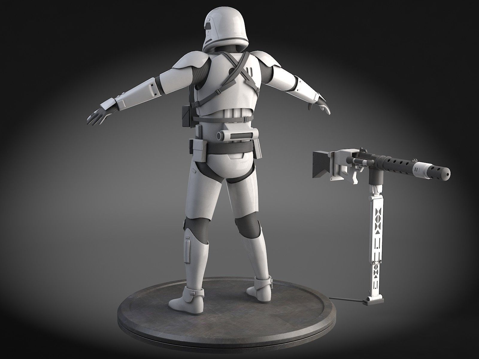 Star Wars First Order Stormtrooper Heavy 3D model_14