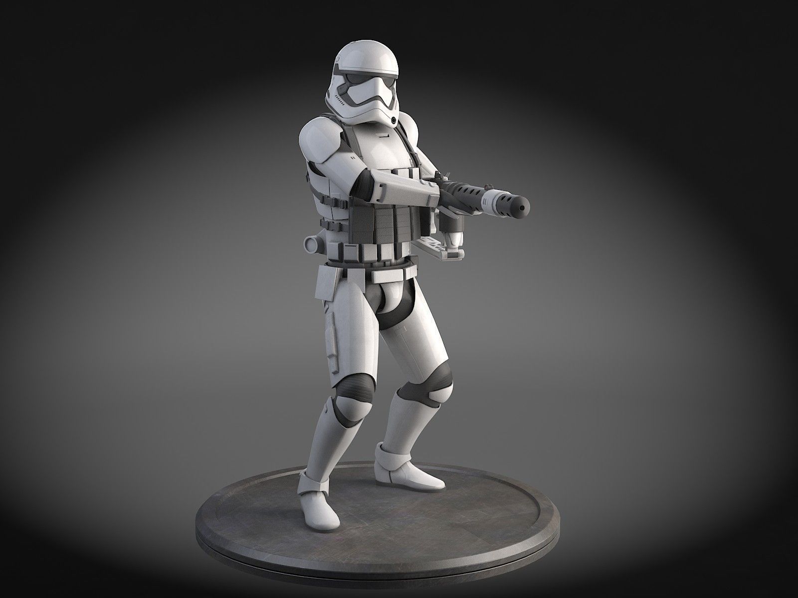 Star Wars First Order Stormtrooper Heavy 3D model_18