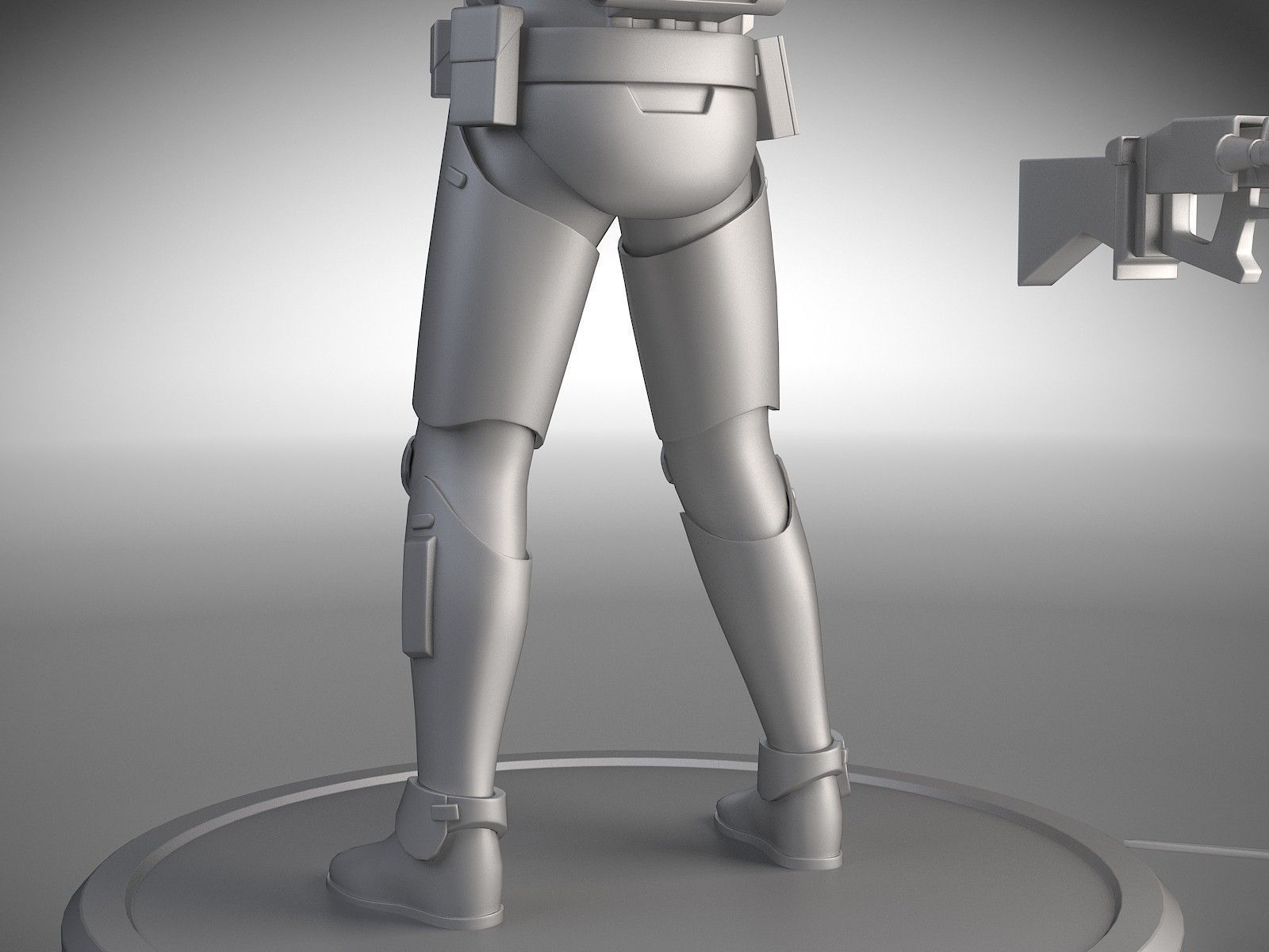 Star Wars First Order Stormtrooper Heavy 3D model_23