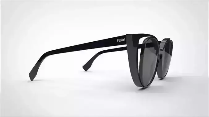 fendi sunglasses 3D model
