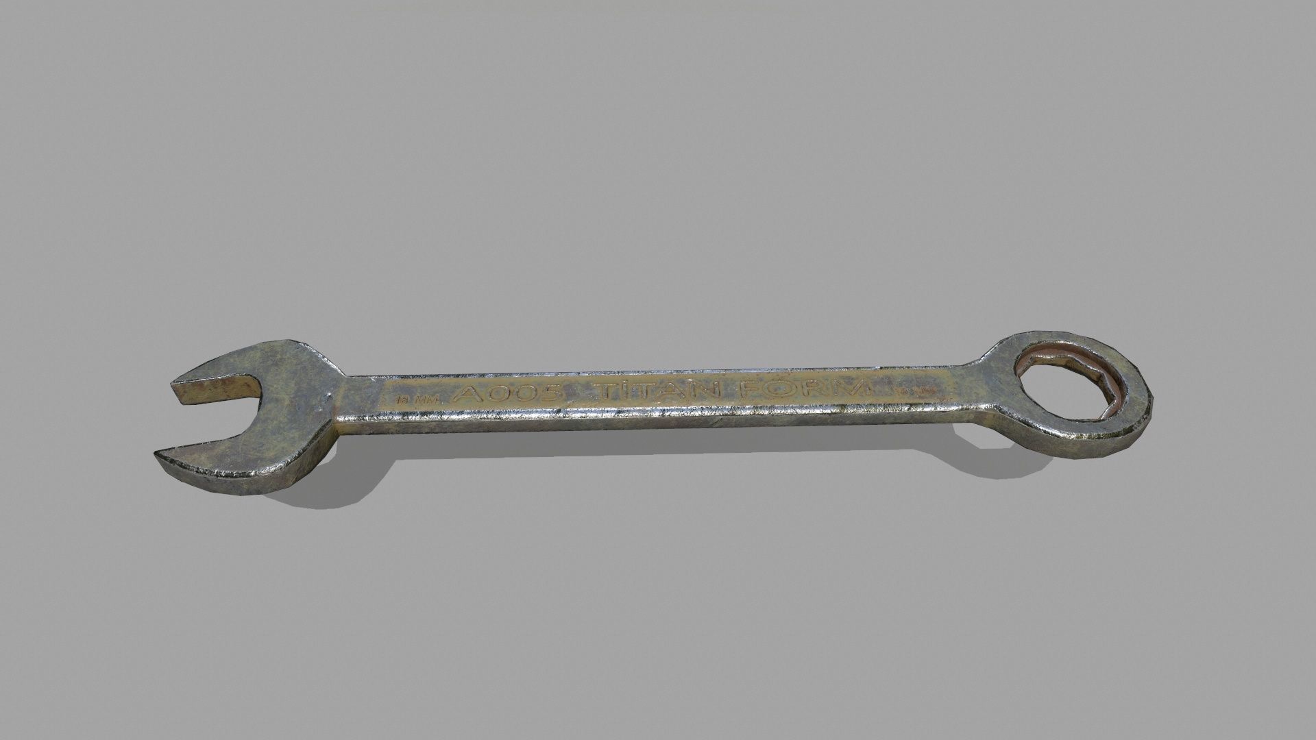 wrenc wrench Low-poly 3D model_3