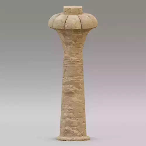 Egyptian palmiform column