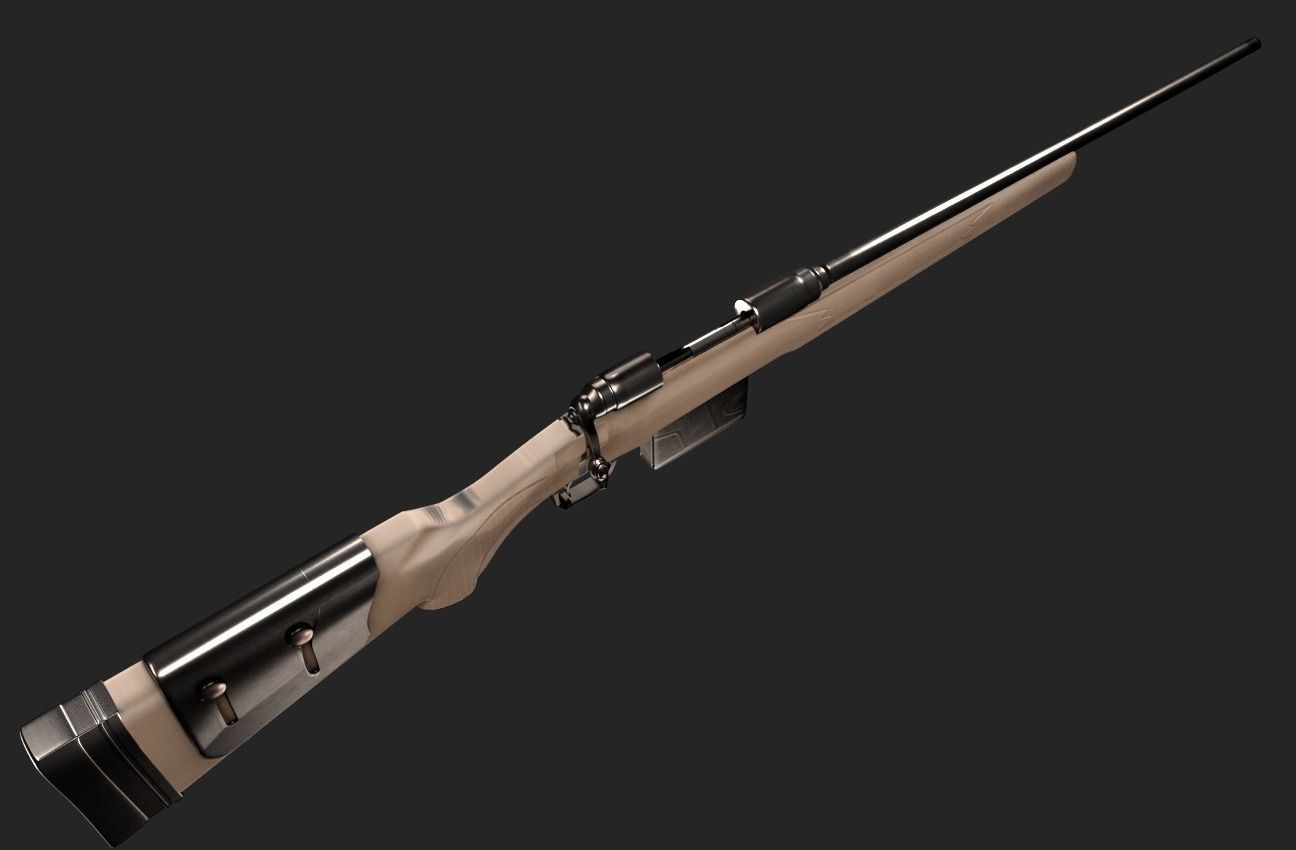 Sniper Rifle 3D model_0