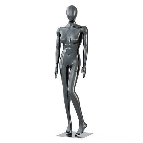 Female Black Mannequin 54 3D model