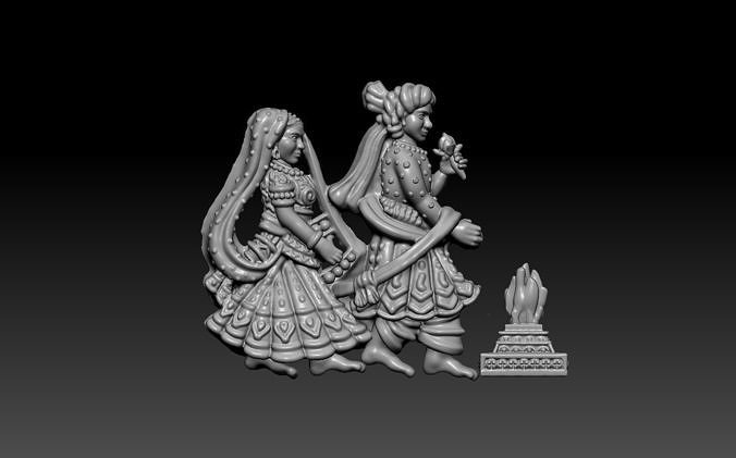 Indian Bride Groom 3D print model