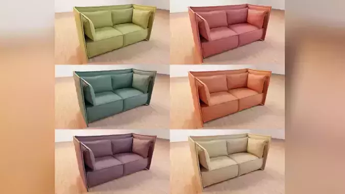  Furniture Studio couch 3D model  