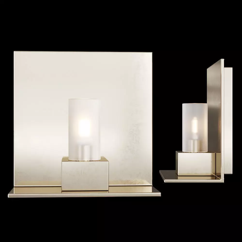 Restoration Hardware RENNES SCONCE Nickel 3D model_0