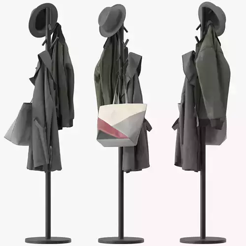 Naula coat rack 3D model