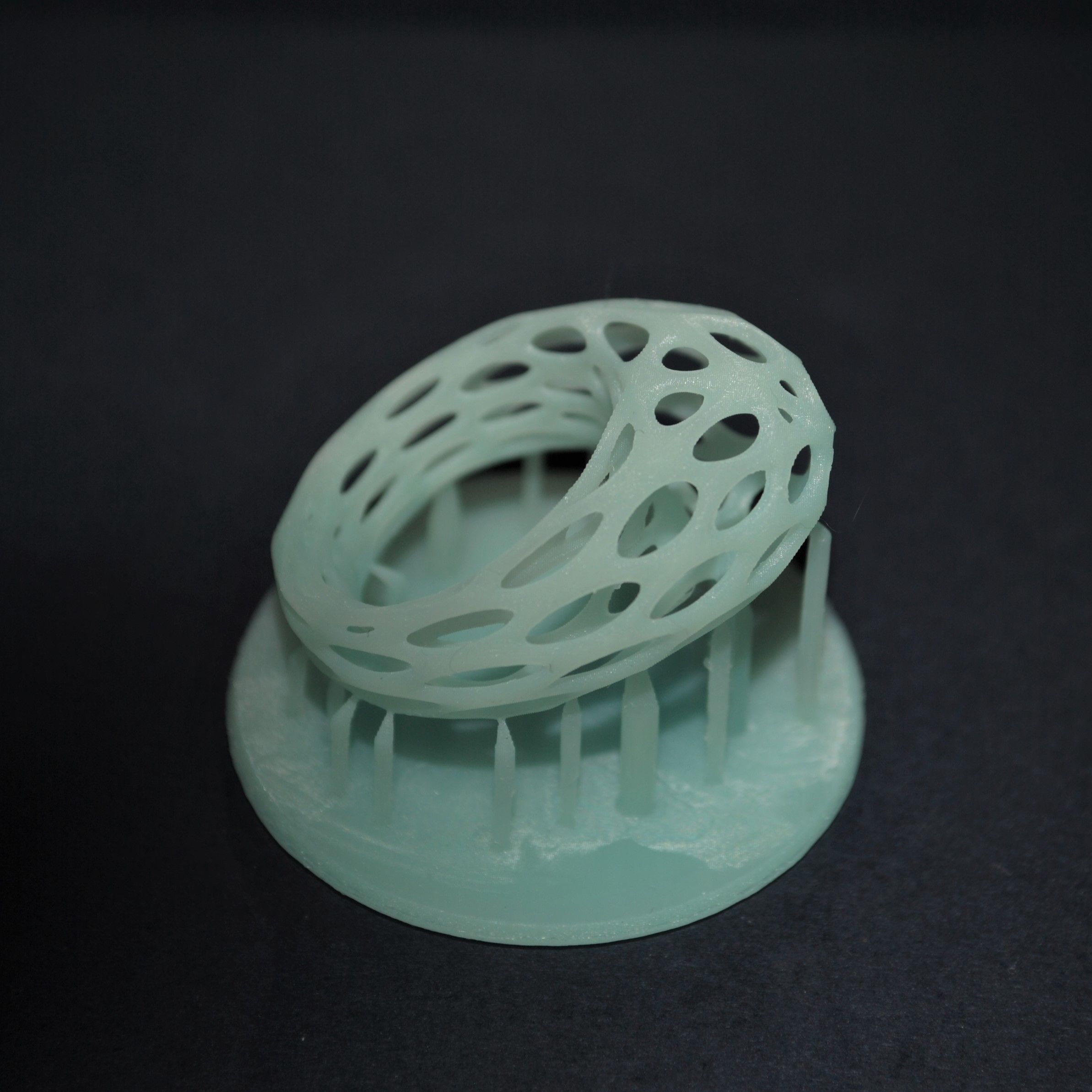 Voronoi Ring 3D print model_6