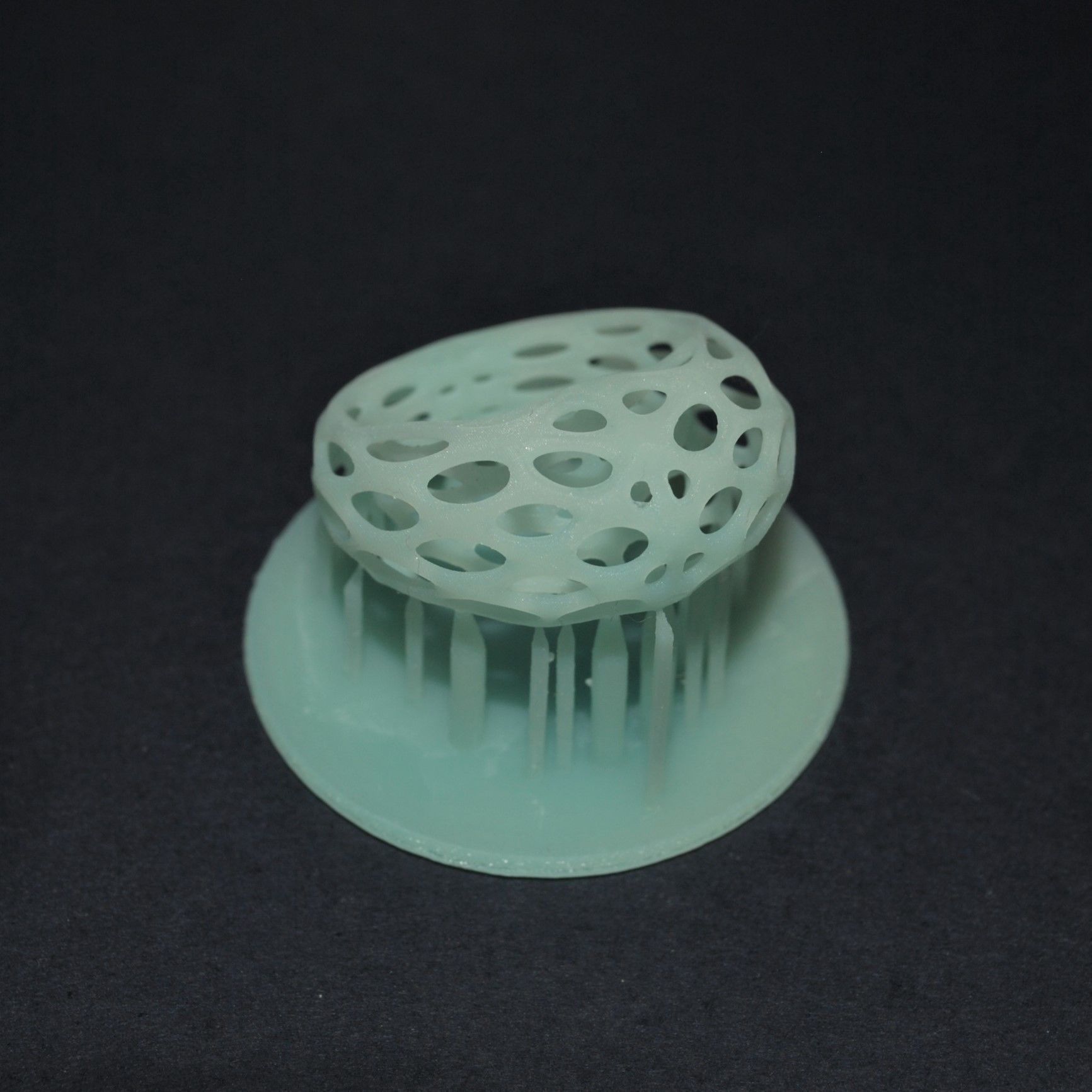 Voronoi Ring 3D print model_4
