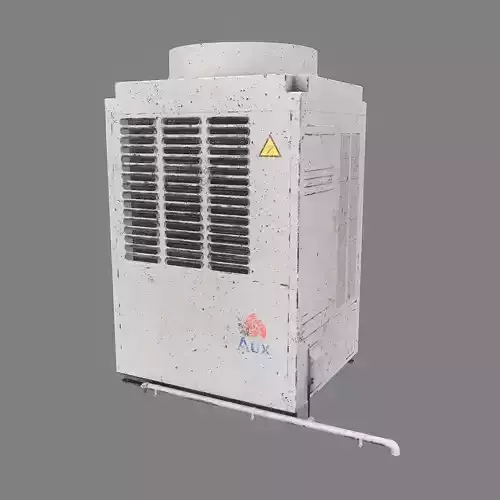 Industrial air conditioning Low-poly 3D model