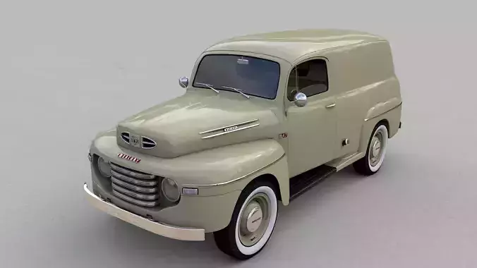 M47 SERIES PANEL VAN 1949 3D model M47 SERIES PANEL VAN 1949 3D model