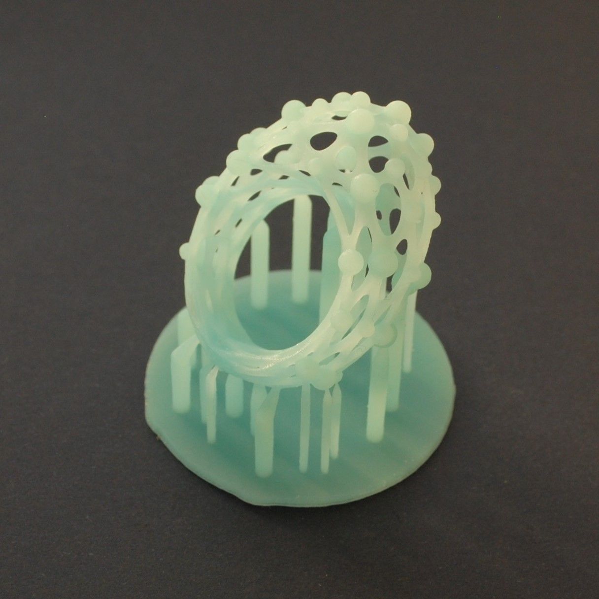 Ring with bubbles 3D print model_6