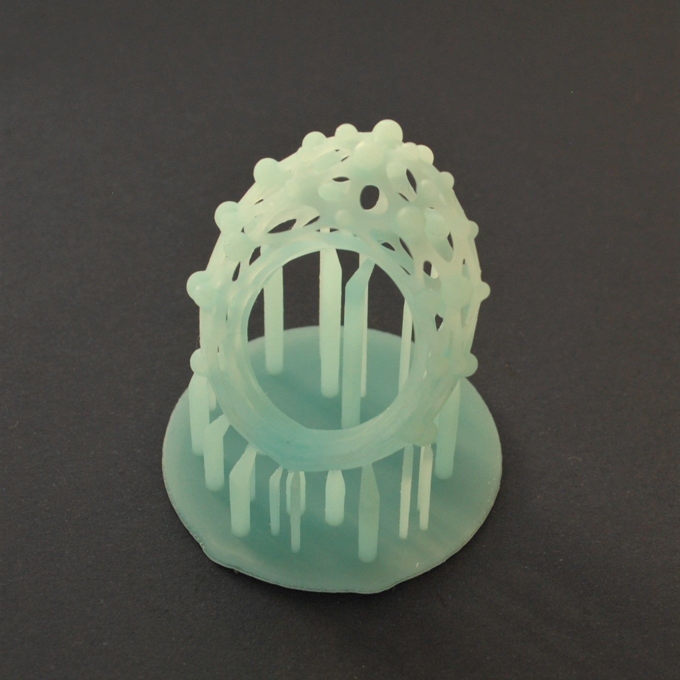 Ring with bubbles 3D print model_8