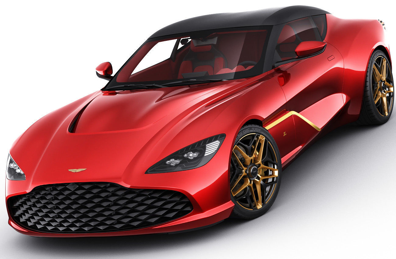 Aston Martin DBS GT Zagato 2020 3D model_1