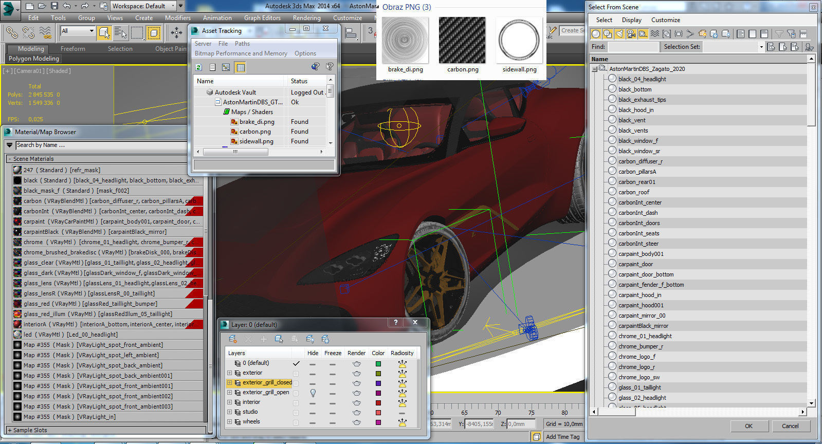 Aston Martin DBS GT Zagato 2020 3D model_28