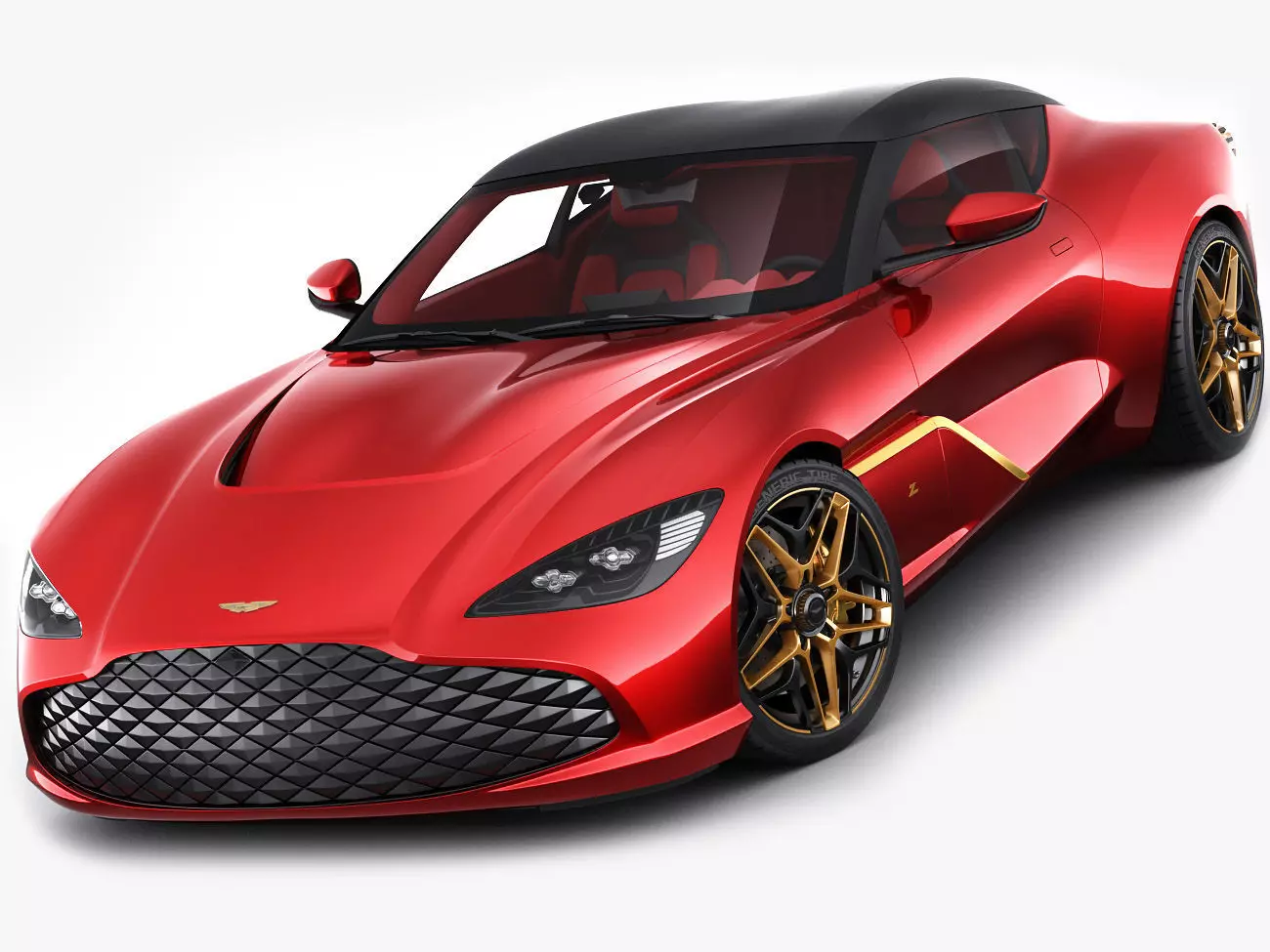 Aston Martin DBS GT Zagato 2020 3D model_0