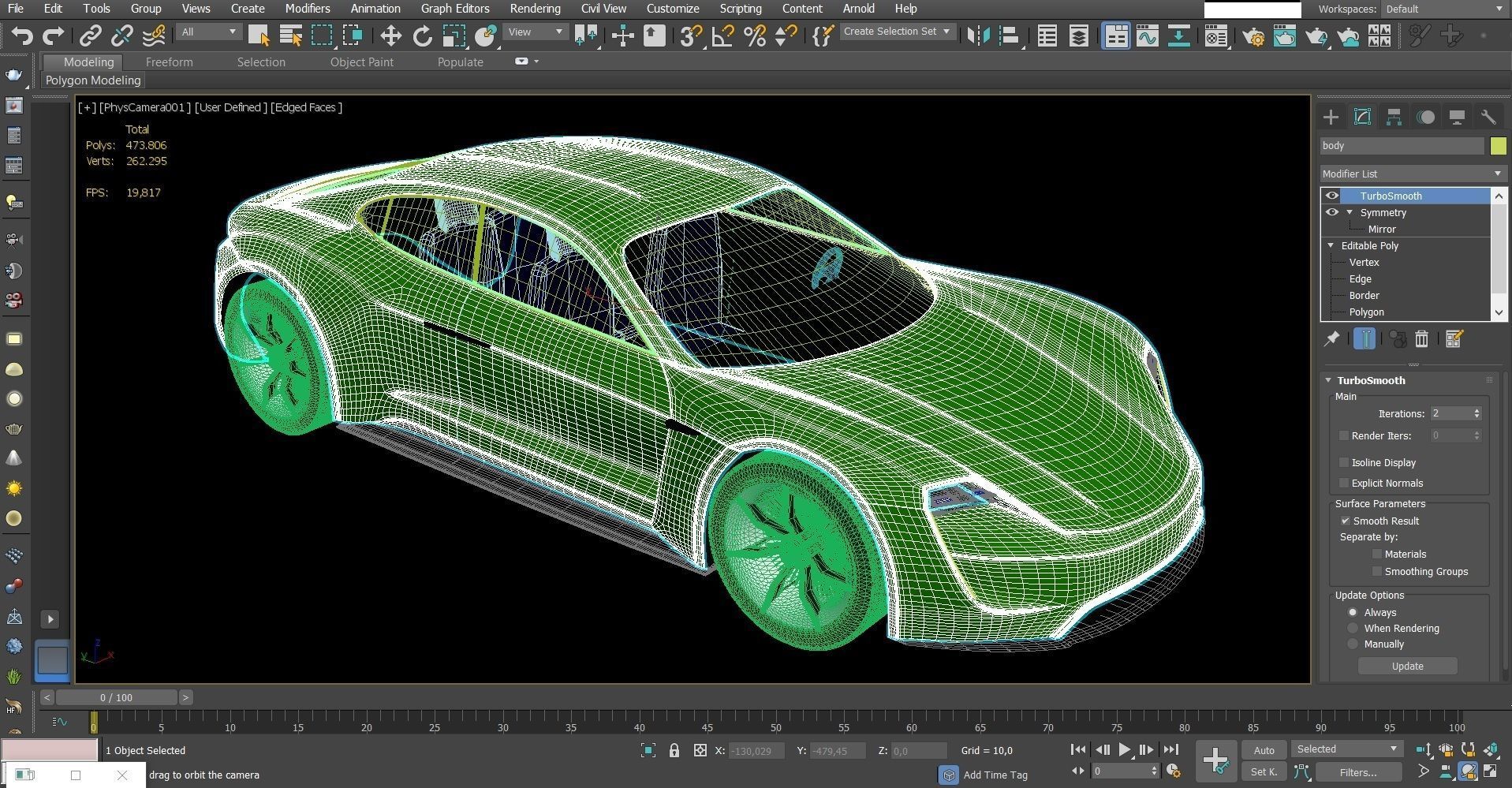 Porsche Mission E -Taycan 2019 3D model_11