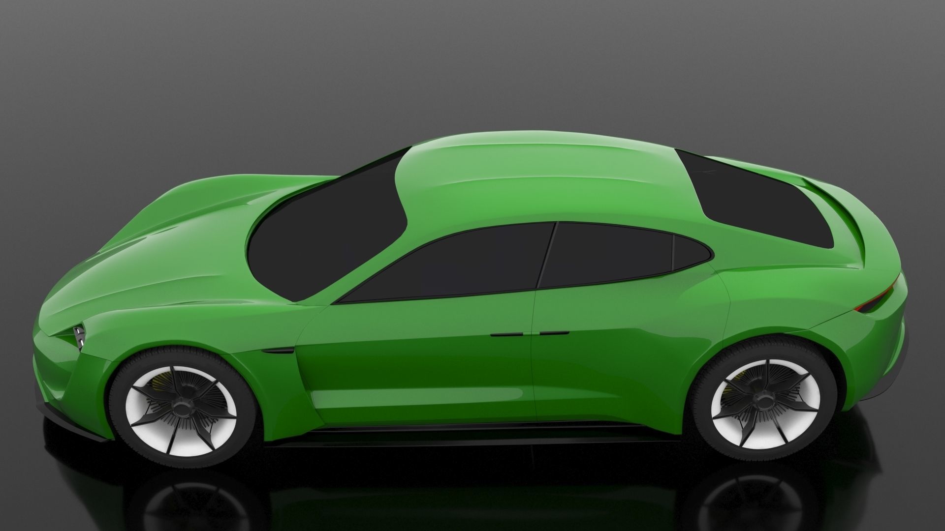 Porsche Mission E -Taycan 2019 3D model_7