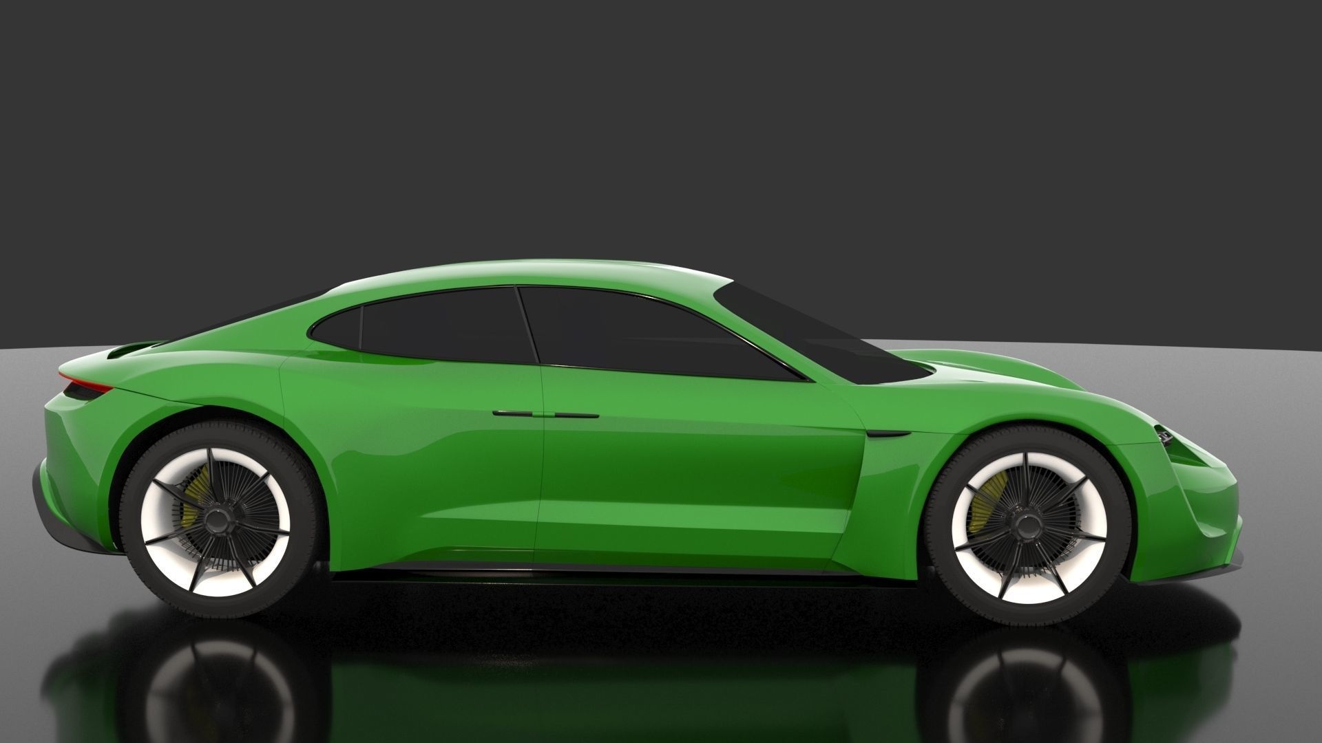 Porsche Mission E -Taycan 2019 3D model_3