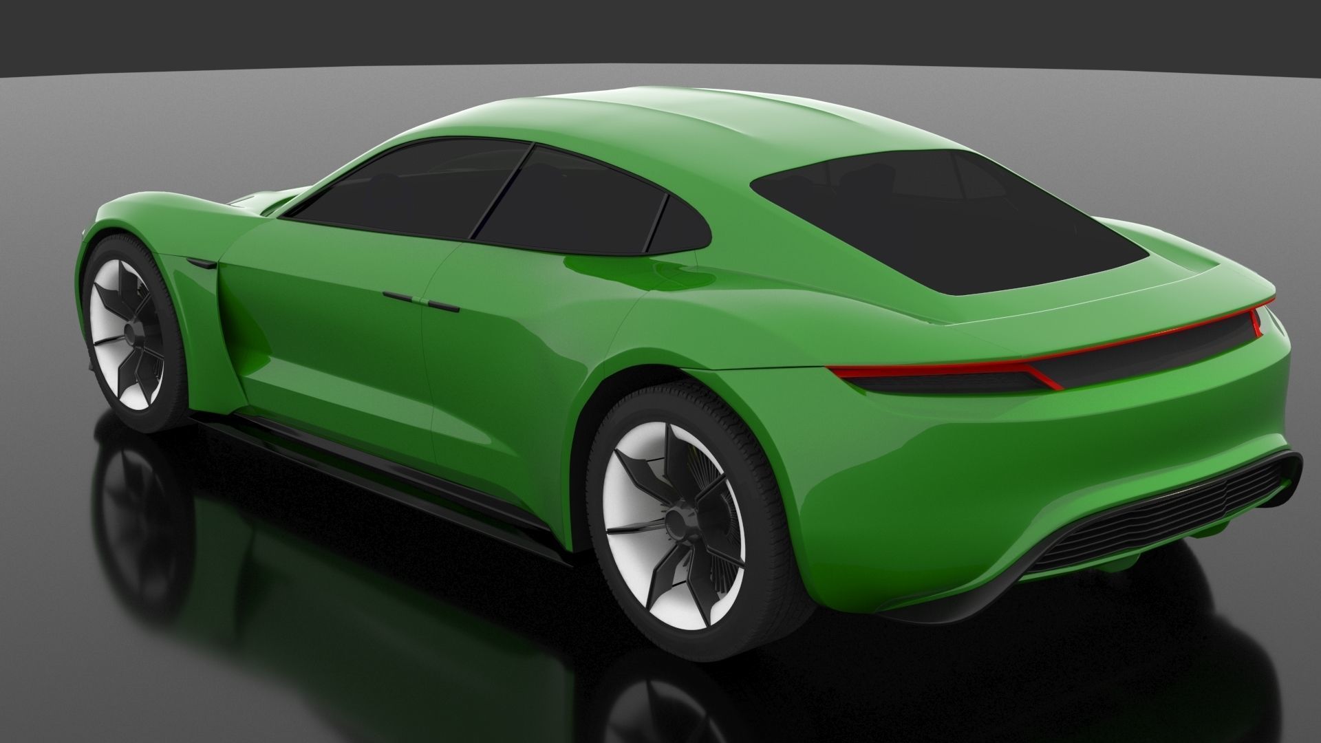 Porsche Mission E -Taycan 2019 3D model_6