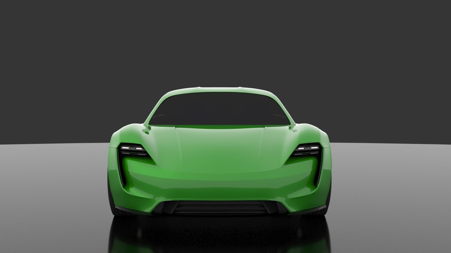 Porsche Mission E -Taycan 2019 3D model_9