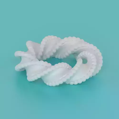 Twisted ring pendant 