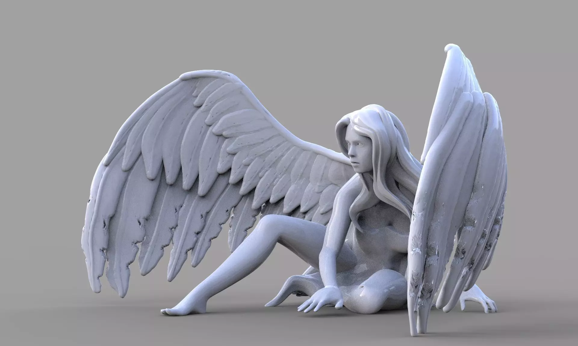 Fallin Angel 3D print model