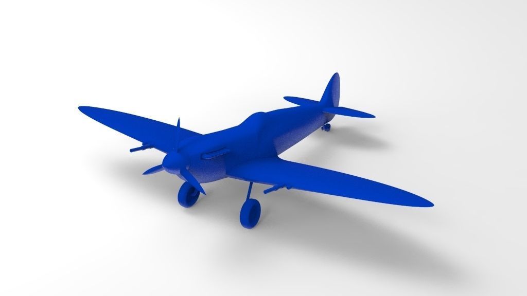 Supermarine Spitfire MkVb 3D Print 3D print model_1
