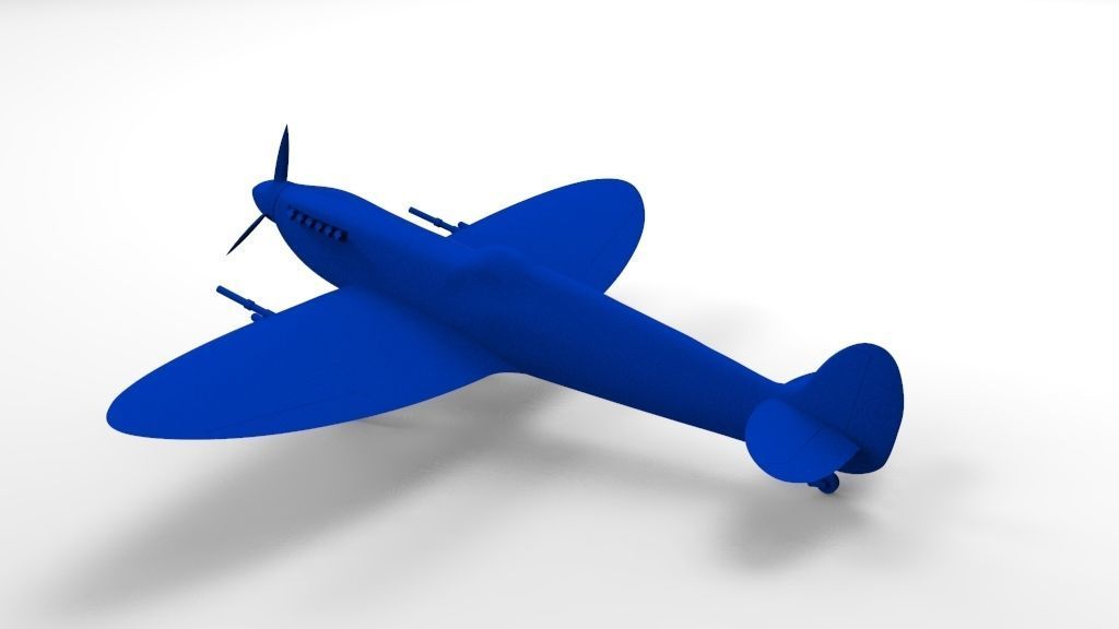 Supermarine Spitfire MkVb 3D Print 3D print model_2
