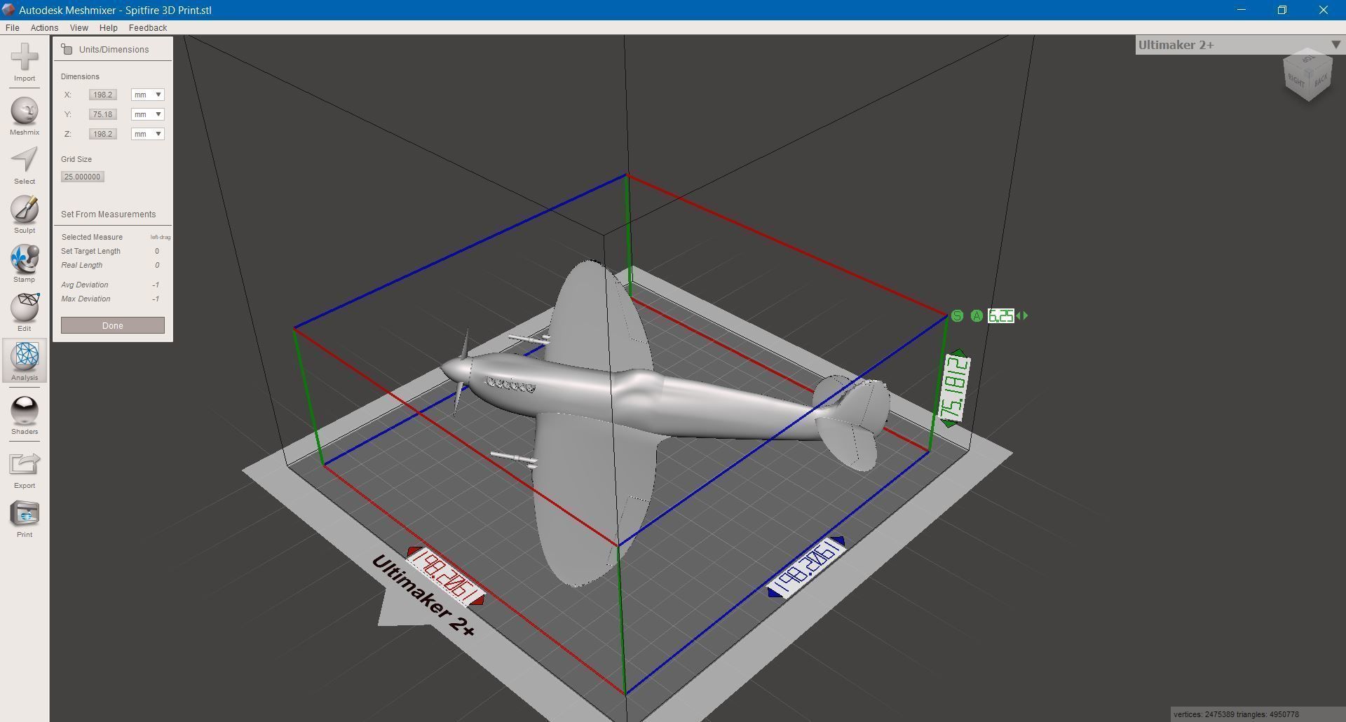 Supermarine Spitfire MkVb 3D Print 3D print model_7