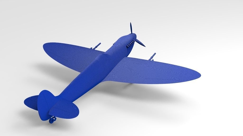 Supermarine Spitfire MkVb 3D Print 3D print model_3