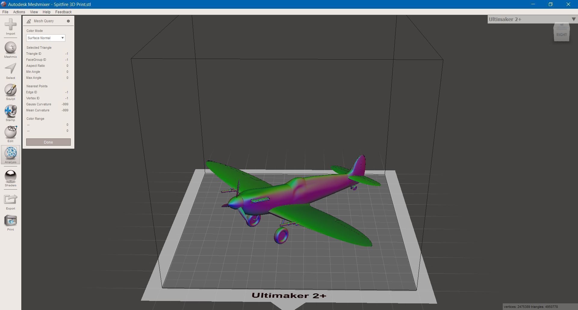 Supermarine Spitfire MkVb 3D Print 3D print model_6