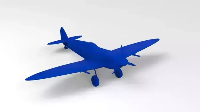 Supermarine Spitfire MkVb 3D Print 3D print model